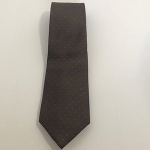 Aspen John Henry brown and sky blue silk tie